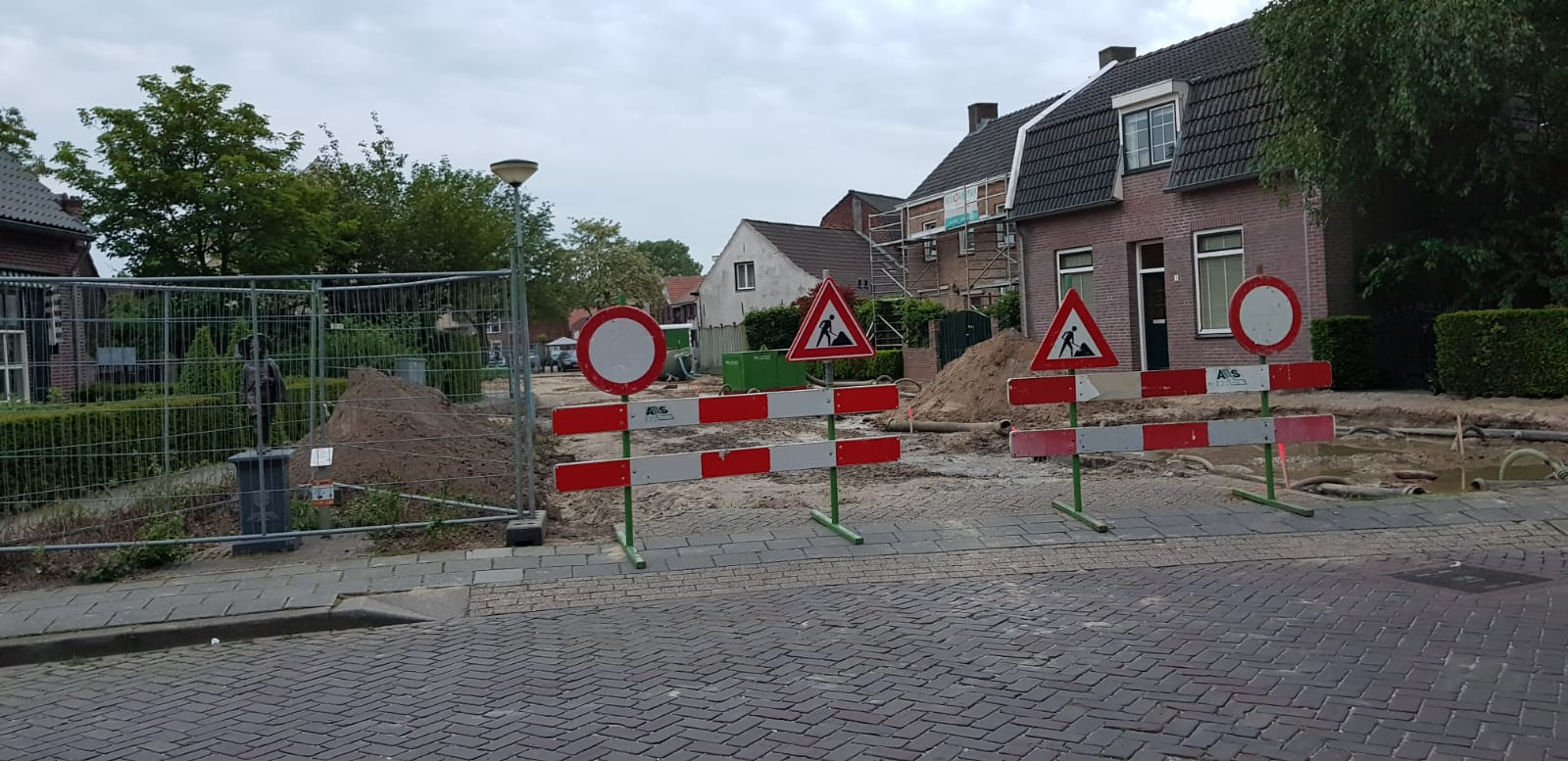 Afkoppelen Regenwater van Coothstraat Boxmeer